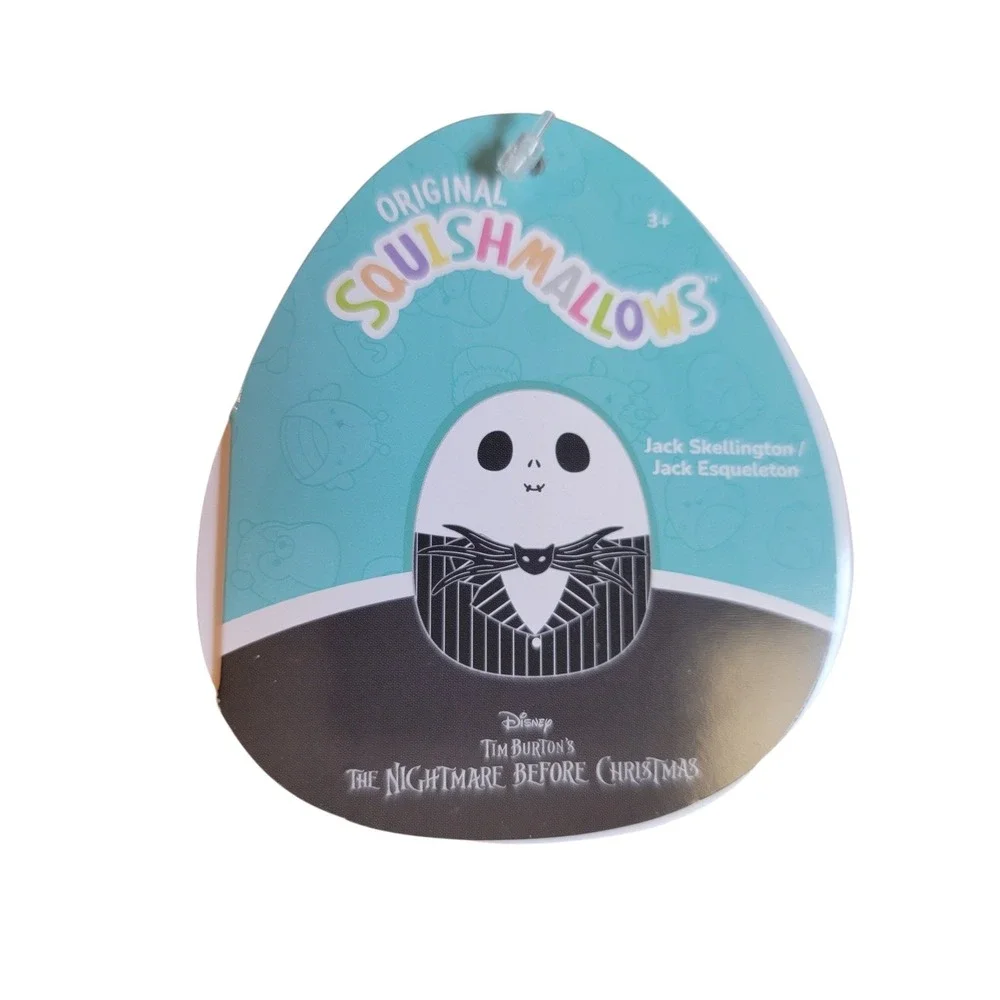 Squishmallows NBC Jack & Sally Plush Clips Kids 3.5